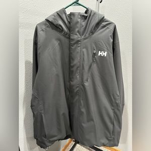 Helly Hansen Ski Jacket Men’s Size XL Black with Snow Skirt